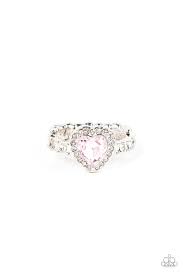 Romantic Reputation Pink Ring - Paparazzi - Dare2bdazzlin N Jewelry
