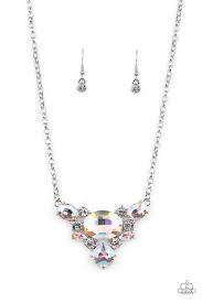 Cosmic Coronation Multi Necklace - Paparazzi - Dare2bdazzlin N Jewelry