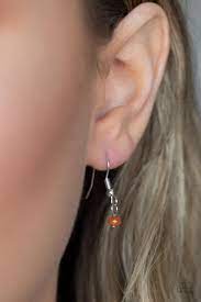 Frond Fantasy Orange Necklace - Paparazzi - Dare2bdazzlin N Jewelry