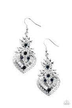 Load image into Gallery viewer, Royal Hustle Blue Earring - Paparazzi - Dare2bdazzlin N Jewelry
