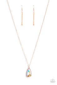 Interstellar Royal Copper Necklace - Paparazzi - Dare2bdazzlin N Jewelry