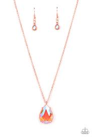 Illustrious Icon Copper Necklace - Paparazzi - Dare2bdazzlin N Jewelry
