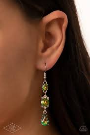 Outstanding Opulence Multi Earring - Paparazzi - Dare2bdazzlin N Jewelry