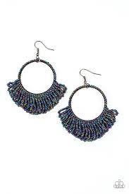 Can't BEAD-lieve My Eyes! - Multi Earring - Paparazzi - Dare2bdazzlin N Jewelry