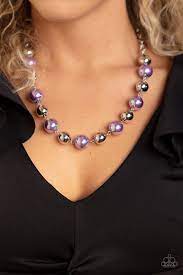 Dreamscape Escape Purple Necklace - Paparazzi - Dare2bdazzlin N Jewelry