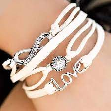 Infinitely Irresistible White Bracelet - Paparazzi - Dare2bdazzlin N Jewelry