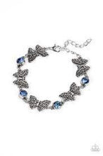 Load image into Gallery viewer, Has a WING to it Blue Bracelet - Paparazzi - Dare2bdazzlin N Jewelry
