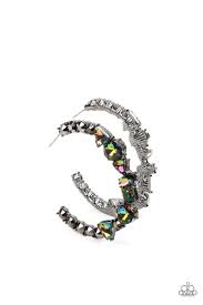 New Age Nostalgia Multi Hoop Earring - Paparazzi - Dare2bdazzlin N Jewelry