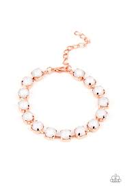Dreamy Debutante - Copper Bracelet - Paparazzi - Dare2bdazzlin N Jewelry
