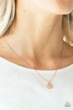 Load image into Gallery viewer, One Small Step for GLAM Copper Necklace - Paparazzi - Dare2bdazzlin N Jewelry
