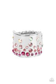Sizzling Sultry Pink Ring - Paparazzi - Dare2bdazzlin N Jewelry