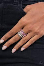 Load image into Gallery viewer, Sizzling Sultry Pink Ring - Paparazzi - Dare2bdazzlin N Jewelry
