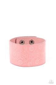 Rosy Wrap Up Pink Bracelet - Paparazzi - Dare2bdazzlin N Jewelry