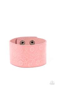 Rosy Wrap Up Pink Bracelet - Paparazzi - Dare2bdazzlin N Jewelry