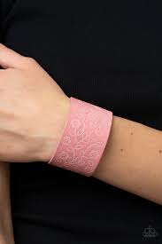Rosy Wrap Up Pink Bracelet - Paparazzi - Dare2bdazzlin N Jewelry