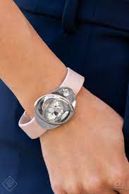 Pasadena Prairies Pink Bracelet - Paparazzi - Dare2bdazzlin N Jewelry