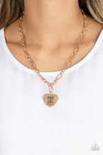 Load image into Gallery viewer, Perennial Proverbs Gold Necklace - Paparazzi - Dare2bdazzlin N Jewelry
