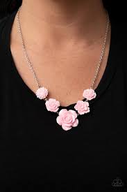 PRIMROSE and Pretty Pink Necklace - Paparazzi - Dare2bdazzlin N Jewelry