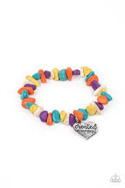 Stony Hearted Multi Bracelet- Paparazzi - Dare2bdazzlin N Jewelry