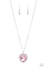Load image into Gallery viewer, Sweethearts Stroll Pink Necklace - Paparazzi - Dare2bdazzlin N Jewelry
