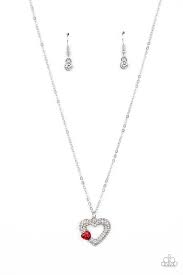 Badazzled Bliss Red Necklace - Paparazzi - Dare2bdazzlin N Jewelry