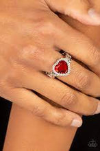Load image into Gallery viewer, Committed to Cupid Red Ring - Paparazzi - Dare2bdazzlin N Jewelry
