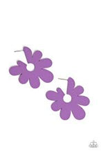 Load image into Gallery viewer, Flower Power Purple Earring - Paparazzi - Dare2bdazzlin N Jewelry
