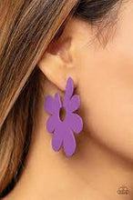 Load image into Gallery viewer, Flower Power Purple Earring - Paparazzi - Dare2bdazzlin N Jewelry
