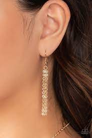 Opalescent Obilvion Gold Necklace - Paparazzi - Dare2bdazzlin N Jewelry