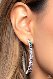 Gossip CURL Multi Hoop Earring - Paparazzi - Dare2bdazzlin N Jewelry