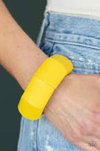 Load image into Gallery viewer, Coconut Cove Yellow Bracelet - Paparazzi - Dare2bdazzlin N Jewelry
