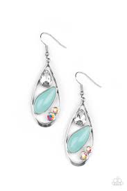 Harmonious Harbors Blue Earring - Paparazzi - Dare2bdazzlin N Jewelry