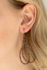 City Catwalk Copper Necklace - Paparazzi - Dare2bdazzlin N Jewelry