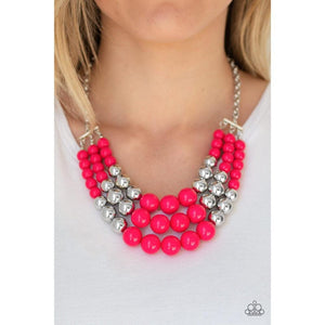 Dream Pop - Pink Necklace - Paparazzi - Dare2bdazzlin N Jewelry