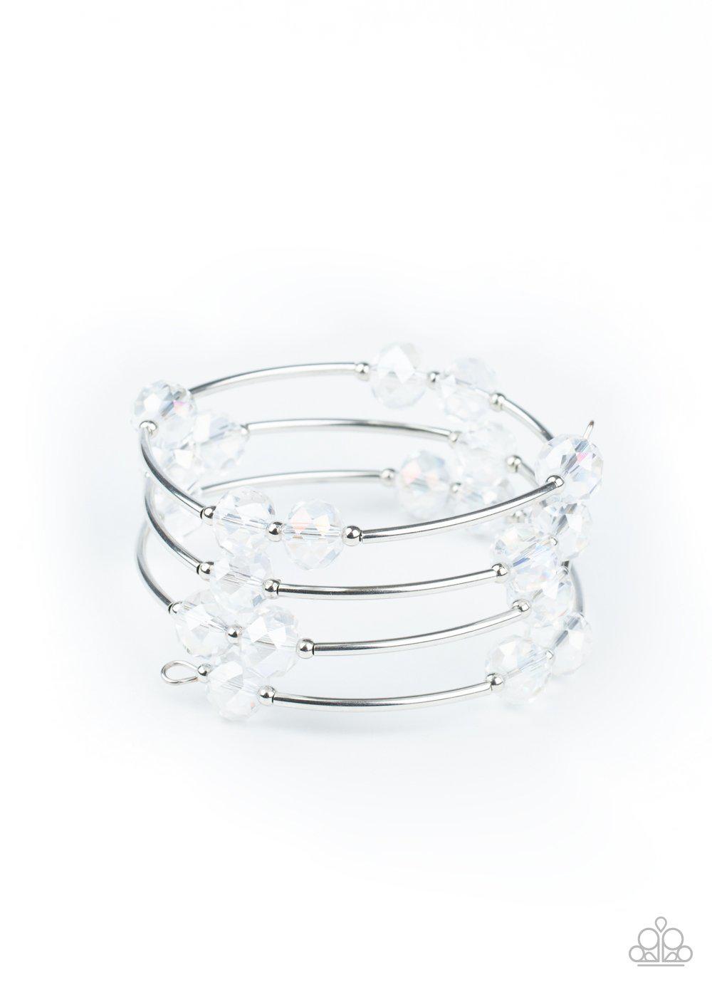 Dreamy Demure - White Bracelet - Paparazzi - Dare2bdazzlin N Jewelry