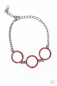 Dress The Part - Red Bracelet - Paparazzi - Dare2bdazzlin N Jewelry
