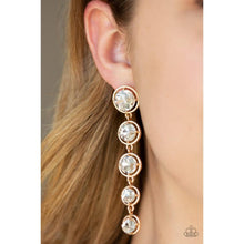 Load image into Gallery viewer, Drippin In Starlight - Gold Earrings - Paparazzi - Dare2bdazzlin N Jewelry
