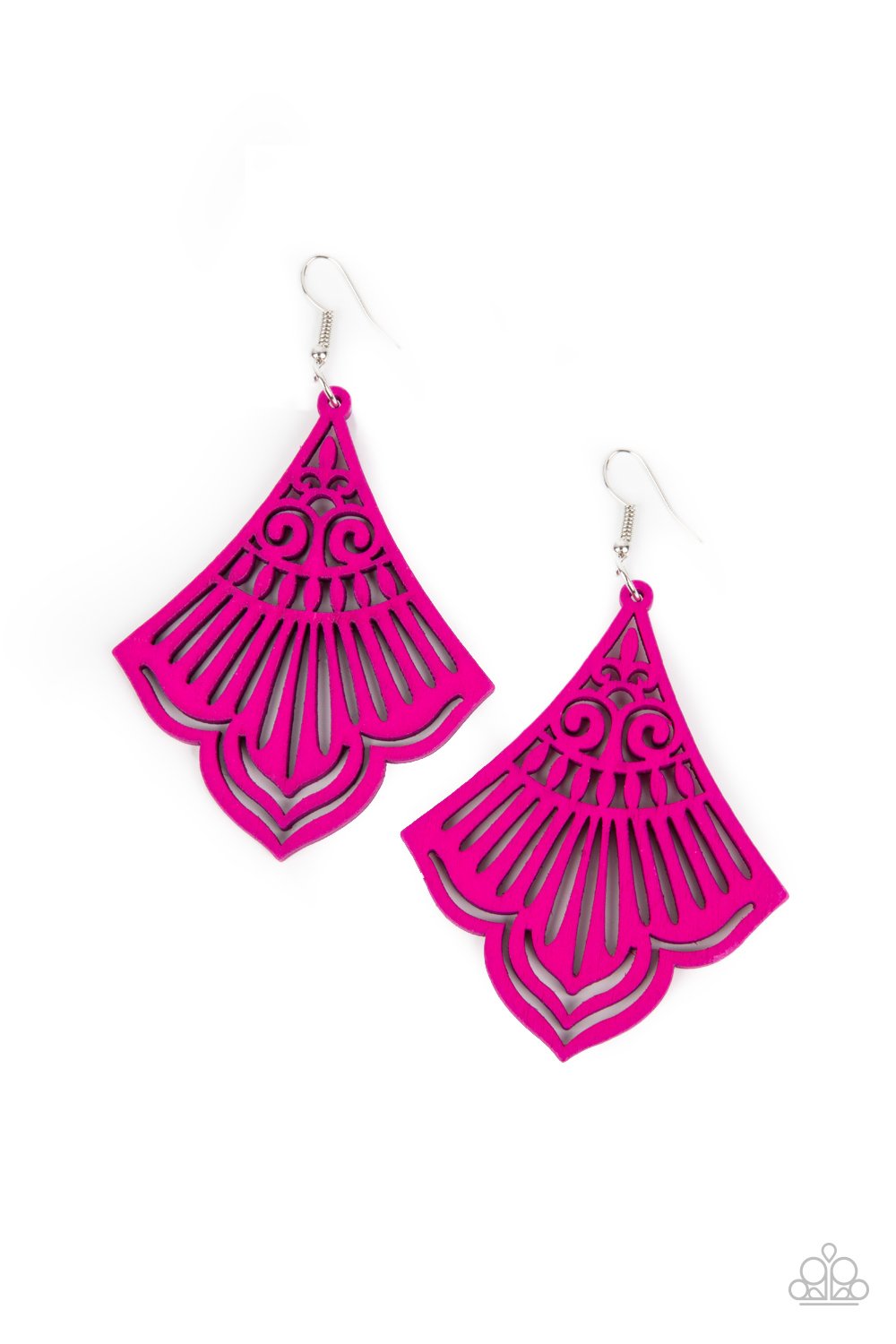 Eastern Escape - Pink Earring - Paparazzi - Dare2bdazzlin N Jewelry