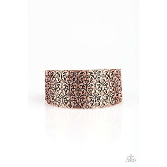 Eat Your Heart Out Copper Bracelet - Paparazzi - Dare2bdazzlin N Jewelry