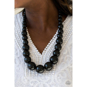 Effortlessly Everglades - Black Necklace - Paparazzi - Dare2bdazzlin N Jewelry
