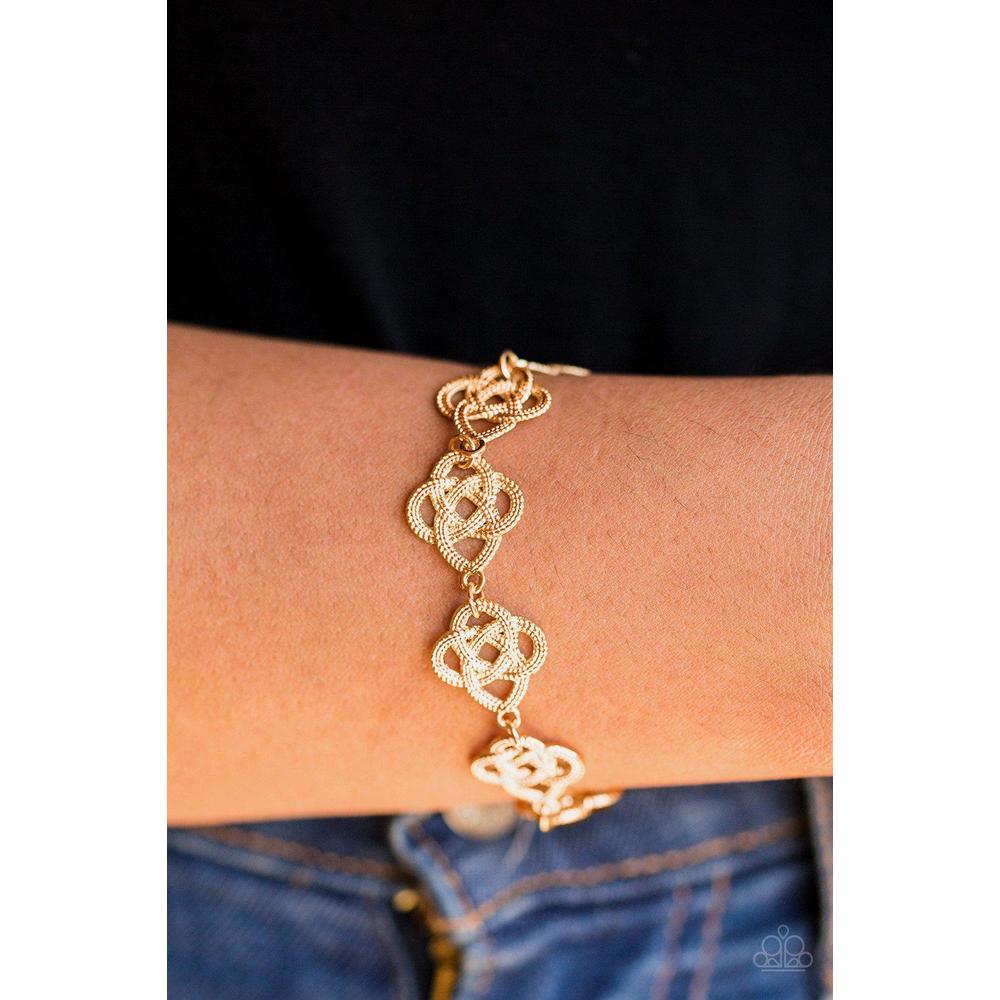 Egyptian Etiquette - Gold Bracelet - Paparazzi - Dare2bdazzlin N Jewelry