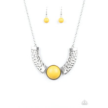 Load image into Gallery viewer, Egyptian Spell Yellow Necklace - Paparazzi - Dare2bdazzlin N Jewelry
