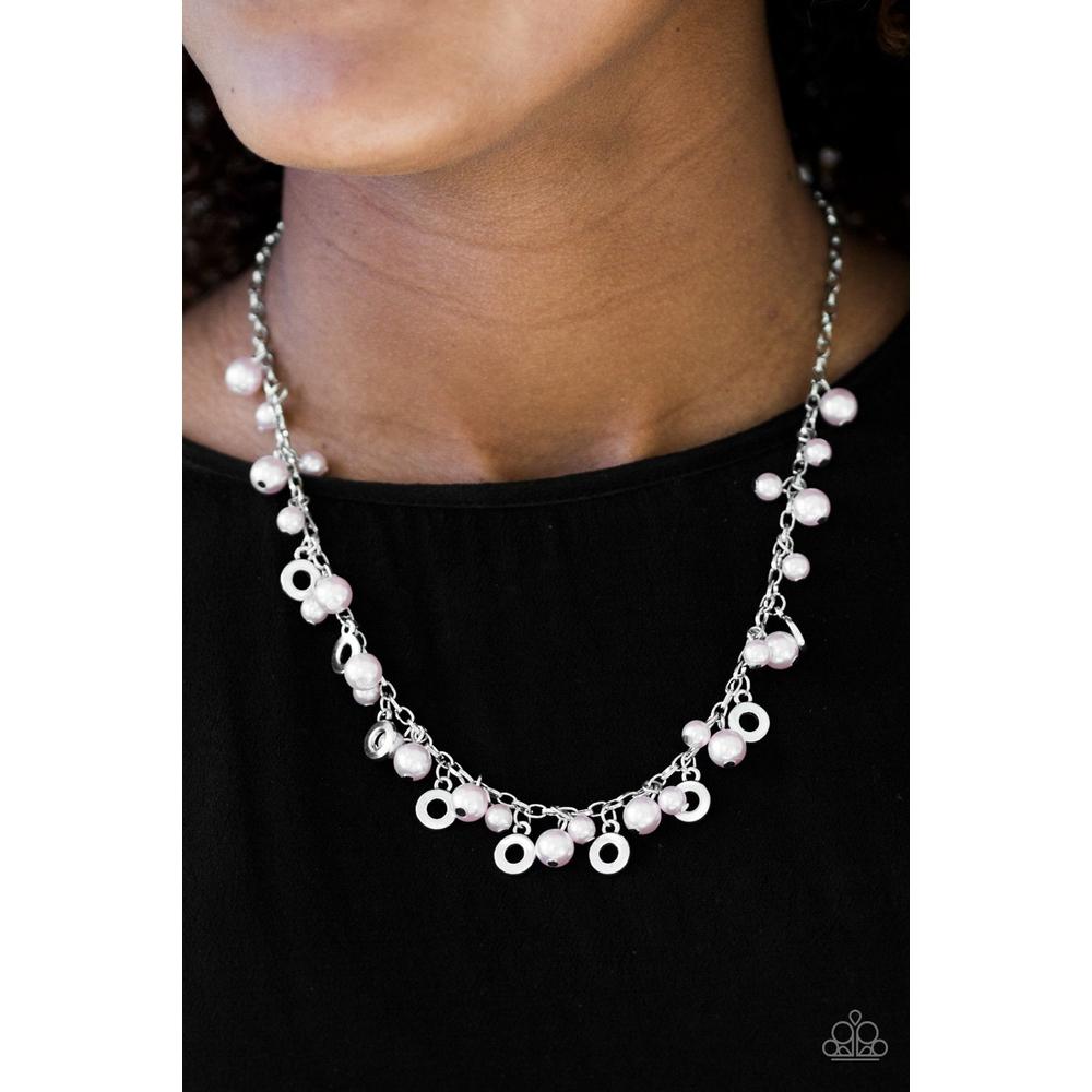 Elegant Ensemble Silver Necklace - Paparazzi - Dare2bdazzlin N Jewelry