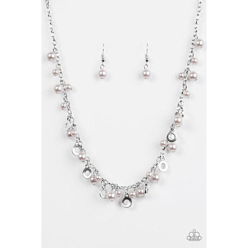 Elegant Ensemble Silver Necklace - Paparazzi - Dare2bdazzlin N Jewelry