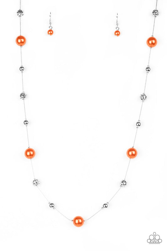 Eloquently Eloquent Orange Necklace - Paparazzi - Dare2bdazzlin N Jewelry