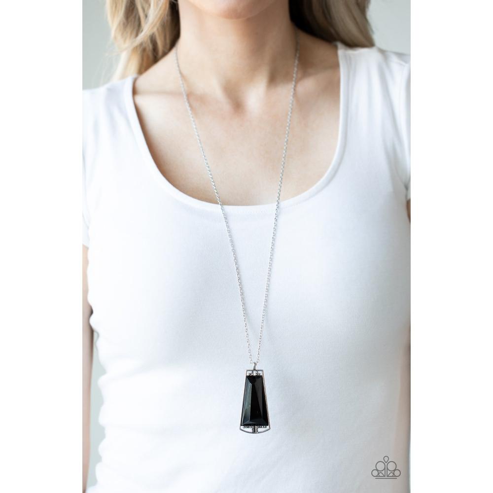 Empire State Elegance - Black Necklace - Paparazzi - Dare2bdazzlin N Jewelry