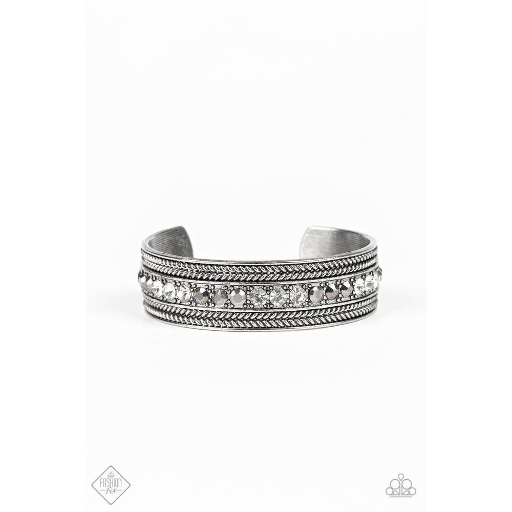 Empress Etiquette White Bracelet - Paparazzi - Dare2bdazzlin N Jewelry