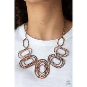 Empress Impressions Copper Necklace - Paparazzi - Dare2bdazzlin N Jewelry