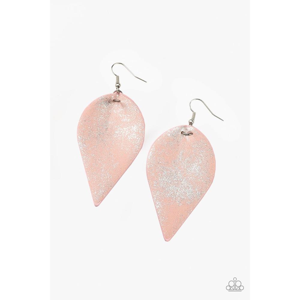 Enchanted Shimmer - Pink Earrings - Paparazzi - Dare2bdazzlin N Jewelry