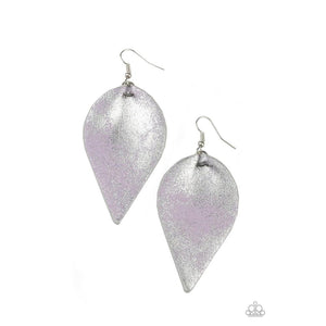 Enchanted Shimmer - Purple Earrings - Paparazzi - Dare2bdazzlin N Jewelry
